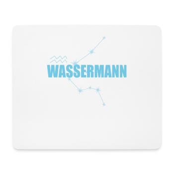 Aquarius Zodiac sign Aquarius constellation - Mouse Pad (horizontal) - white - Front