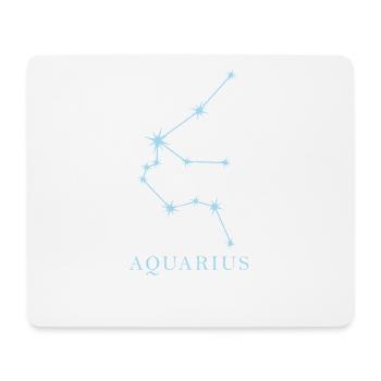 Sternkonstellation Sternzeichen Aquarius - Mousepad (Querformat) - Weiß - Vorne