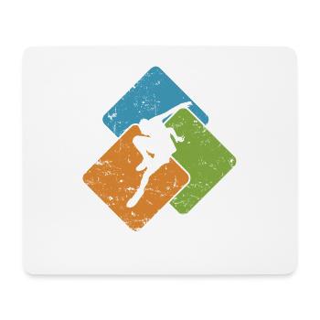 Parkour Fitness Sport Jump Training - Mouse Pad (horizontal) - white - Front