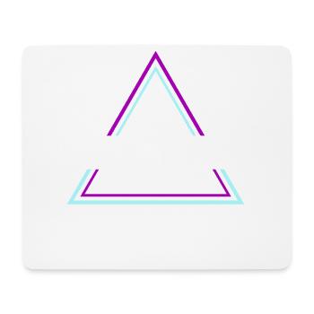 Techno House Party EDM Festival Goa Electro Rave - Tapis de souris (format paysage) - blanc - Devant