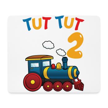 2. Geburtstag, 2 Jahre Züge! Kids, Boy Junge Zug - Mousepad (Querformat) - Weiß - Vorne