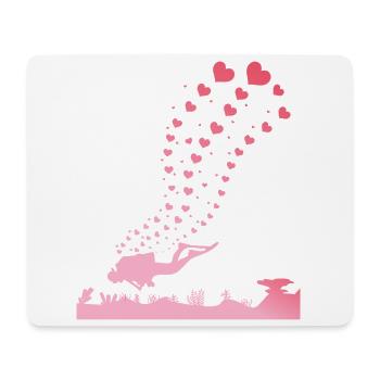 Cadeau de plongée de plongeur, cadeau de vacances en Égypte - Tapis de souris (format paysage) - blanc - Devant