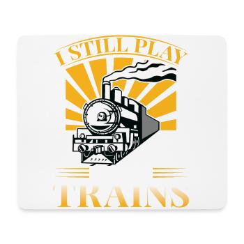 Train Modellbauer, Modelllokomitive Lok Lokomotive - Tapis de souris (format paysage) - blanc - Devant