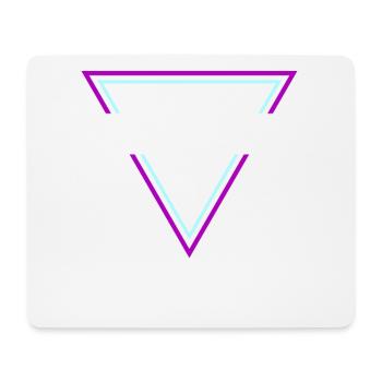 Techno House Party EDM Festival Goa Electro Rave - Mousepad (Querformat) - Weiß - Vorne