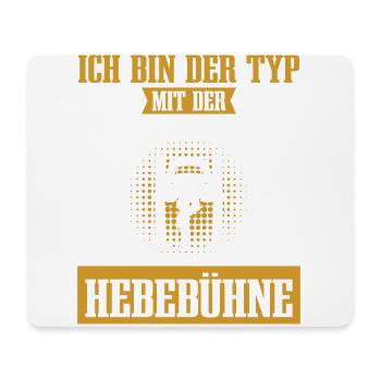KFZ Mechaniker Auto Tuning, Racing Car, Techniker - Mousepad (Querformat) - Weiß - Vorne