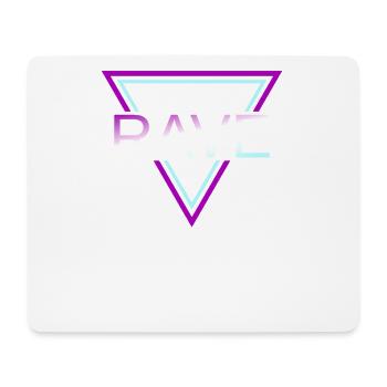 Rave Techno House Party EDM Festival Goa Electro - Tapis de souris (format paysage) - blanc - Devant