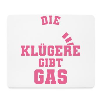 Auto Tuner Girl, KFZ Mechaniker Racing, Frau - Mousepad (Querformat) - Weiß - Vorne