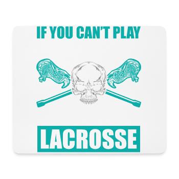 Lacrosse LAX Club Team Spieler Trainer Fans Coach - Mousepad (Querformat) - Weiß - Vorne
