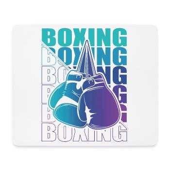 Boxen Martial Arts Boxing Box Club Boxer - Mouse Pad (horizontal) - white - Front
