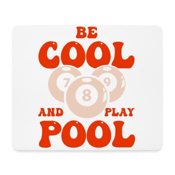 Billiard Poolbillard Snooker Verein Club Billard - Mousepad (Querformat) - Weiß - Vorne