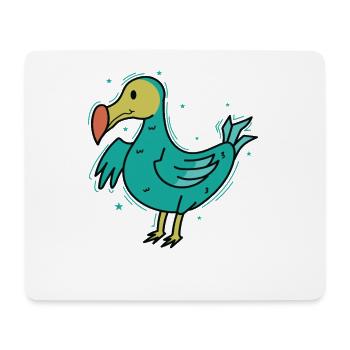 cute dodo bird from Mauritius - Mouse Pad (horizontal) - white - Front