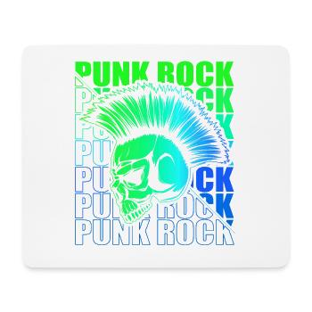 Punk Rock Pogo Anarchy Punks Punk Rocker Punk - Mouse Pad (horizontal) - white - Front