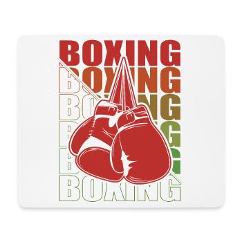 Boxen Martial Arts Boxing Box Club Boxer - Mouse Pad (horizontal) - white - Front