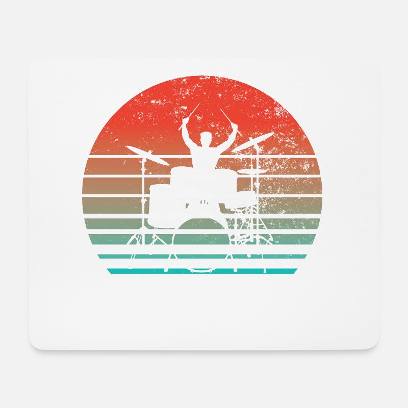 Drummers Drummers Drummers Drummers - Mouse Pad (horizontal) - white