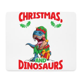 Dino Junge Boy Kinder Weihnachen Liebe Dinosaurier - Mousepad (Querformat) - Weiß - Vorne
