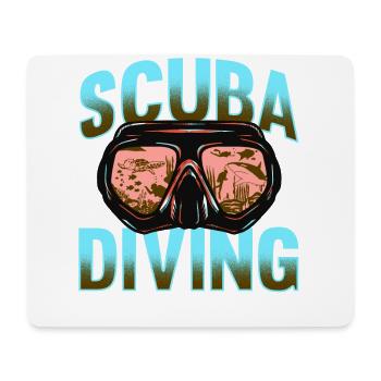 Scuba Diving, Scuba Diving, Holiday Sea Diver - Mouse Pad (horizontal) - white - Front