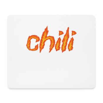 Chili scharfes Gewürz Schärfegrad Scoville - Mousepad (Querformat) - Weiß - Vorne