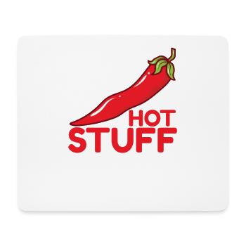 hot Stuff Chili Gewürz Scoville - Mousepad (Querformat) - Weiß - Vorne