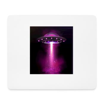 Alien, UFO, UAP, Space, Weltraum Flugobjekt - Mousepad (Querformat) - Weiß - Vorne