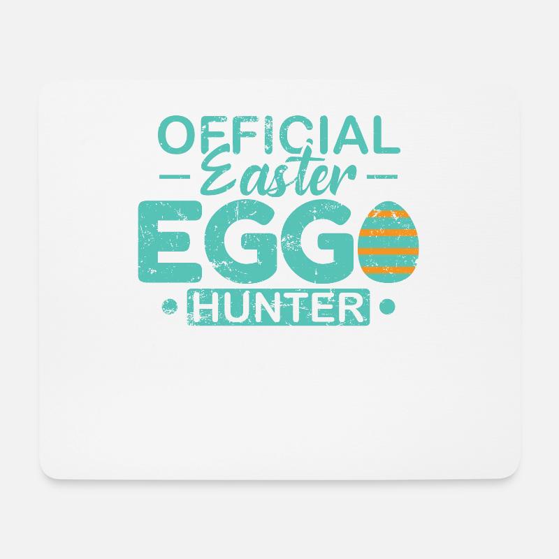 Official Easter Egg Hunter Osterhase - Mousepad (Querformat) - Weiß