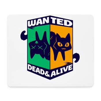 Physics Quantum Nerd Dead Alive Schrödinger's Cat - Mouse Pad (horizontal) - white - Front