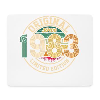 Vintage « Limited Edition » Vintage 1983 anniversaire - Tapis de souris (format paysage) - blanc - Devant