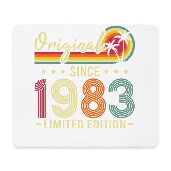 Vintage « Limited Edition » Vintage 1983 anniversaire - Tapis de souris (format paysage) - blanc - Devant