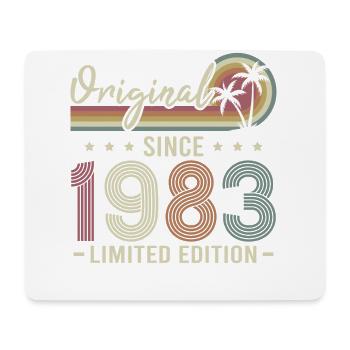 Vintage « Limited Edition » Vintage 1983 anniversaire - Tapis de souris (format paysage) - blanc - Devant