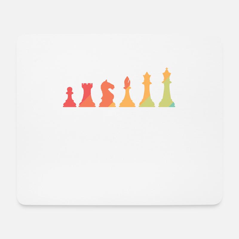 Schach Denksport Brettspiel - Mousepad (Querformat) - Weiß