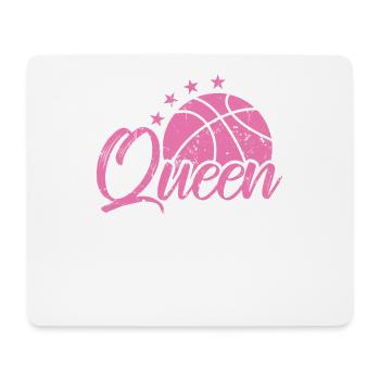 Queen Basketball Féminine - Tapis de souris (format paysage) - blanc - Devant