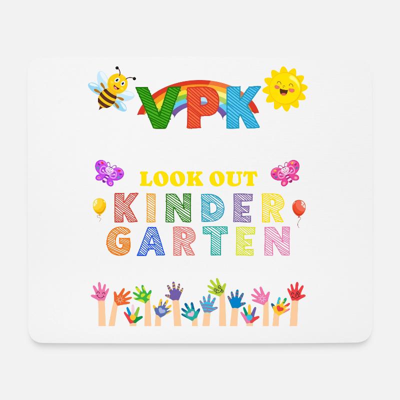Abschied von Vorschule: Kindergarten, ich komme! - Mousepad (Querformat) - Weiß