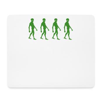 Aliens Crossing Road A Funny Sci-Fi Fans - Mouse Pad (horizontal) - white - Front