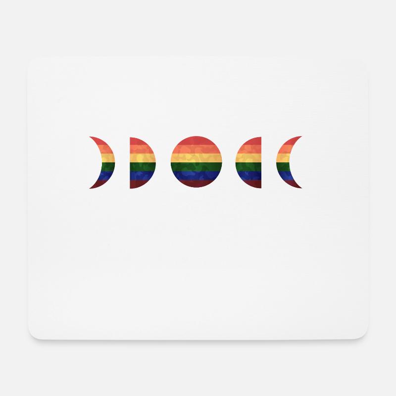 Schönes "Gegen Rassismus" - Mousepad (Querformat) - Weiß