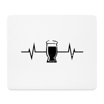 Beer Love – beer, beer & more beer! - Mouse Pad (horizontal) - white - Front