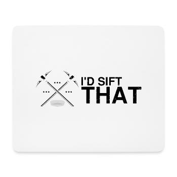 Goldwaschen Goldsucher Goldschüfer Design - Mousepad (Querformat) - Weiß - Vorne