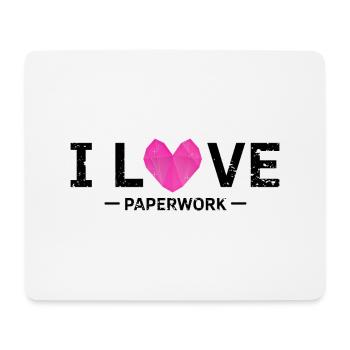 Farbenfroher Kirigami Origami Design - Mousepad (Querformat) - Weiß - Vorne