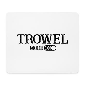 Concrete builder design for construction workers and construction site - Mouse Pad (horizontal) - white - Front