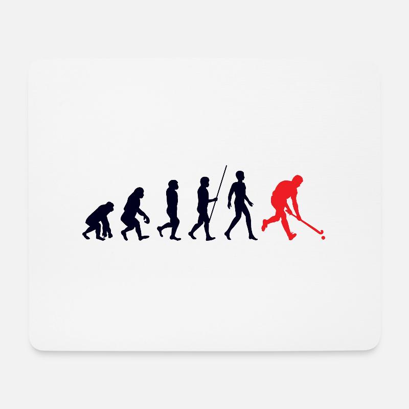 Evolution field field hockey gift field field hockey player G - Mouse Pad (horizontal) - white