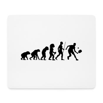 Pickleball Pickleball Joueur Pickleball Raquette - Tapis de souris (format paysage) - blanc - Devant