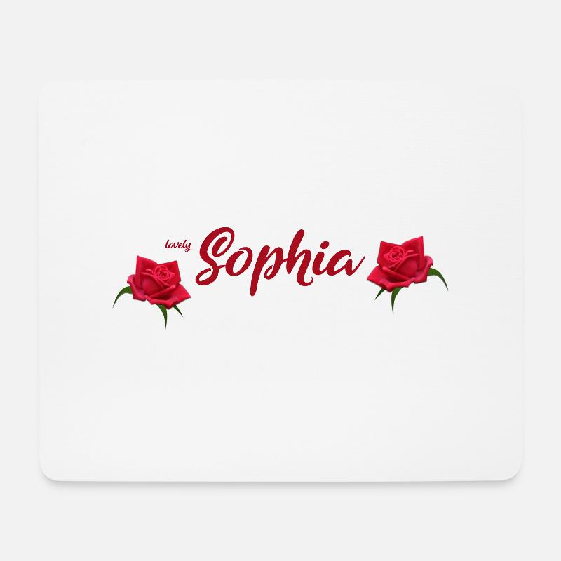 Sophia Geburtstag Sophia - Mousepad (Querformat) - Weiß