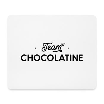 team Chocolatine - Tapis de souris (format paysage) - blanc - Devant