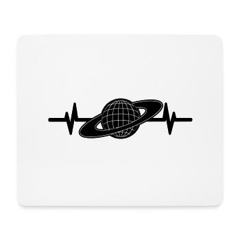 Y2K Heartbeat Love Nostalgia - Mouse Pad (horizontal) - white - Front