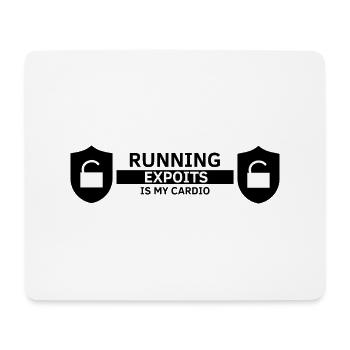 Cyber Security Design for IT Security and Hackers - Mouse Pad (horizontal) - white - Front