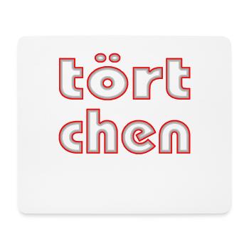 Törtchen - Mousepad (Querformat) - Weiß - Vorne