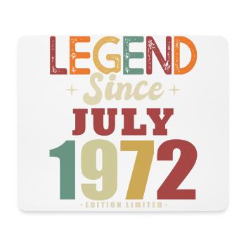 Cadeau d anniversaire 52 ans juillet 1972 legende - Tapis de souris (format paysage) - blanc - Devant