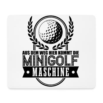 Minigolf Maschine Sport Mannschaft Verein - Mousepad (Querformat) - Weiß - Vorne