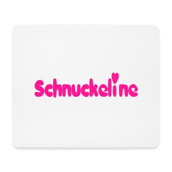 Schnuckeline - Mousepad (Querformat) - Weiß - Vorne
