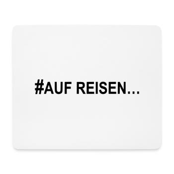 Auf Reisen - Mousepad (Querformat) - Weiß - Vorne