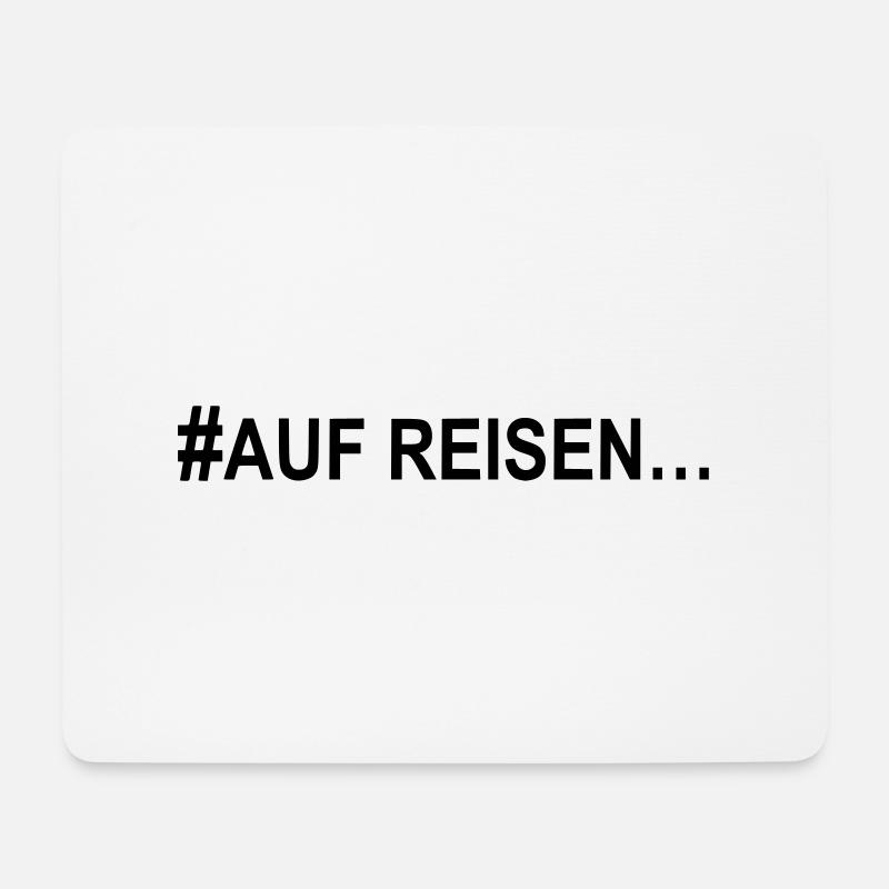 Auf Reisen - Mousepad (Querformat) - Weiß