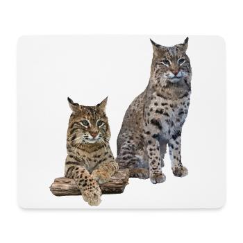 Lynx - Tapis de souris (format paysage) - blanc - Devant